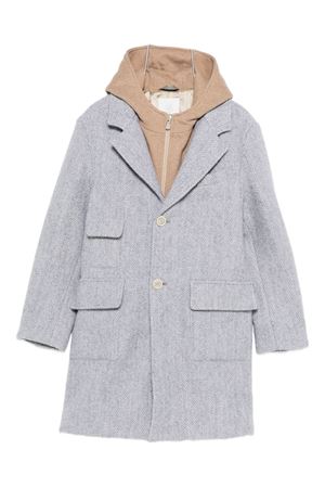 grey wool coat ELEVENTY KIDS | EX2P10E0218803BG